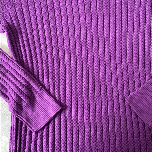 Laura Scott - Purple V-Neck Sweater - Picture 3 of 8